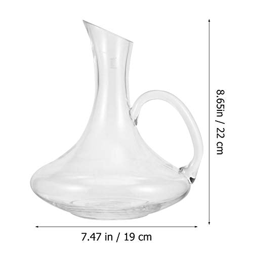 1500 Carafe à Vin Rouge Soufflée à La Main