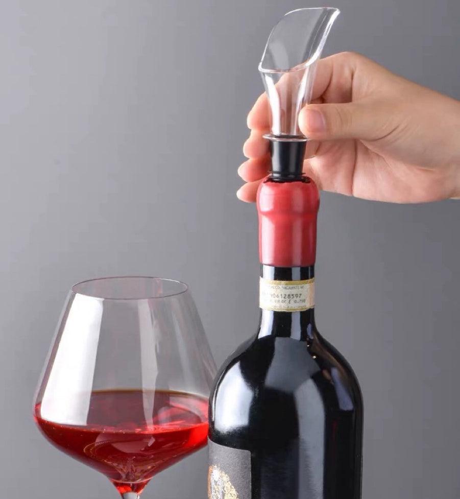 Bouchon vin pompe à vide de bouteille de vin et Bec Verseur Vin Wior