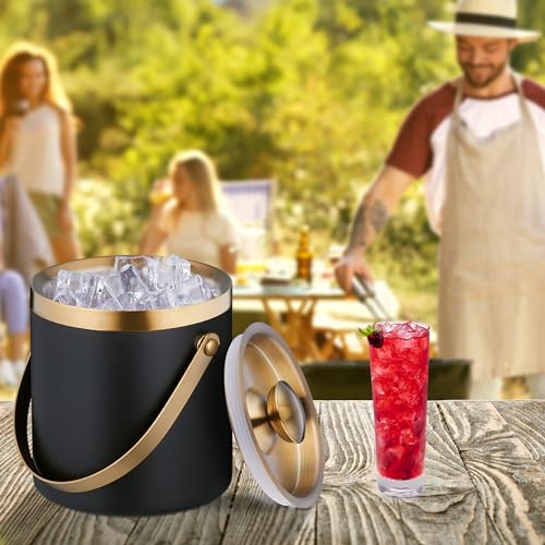 Seau à Glace Acier Inoxydable Double Paroi