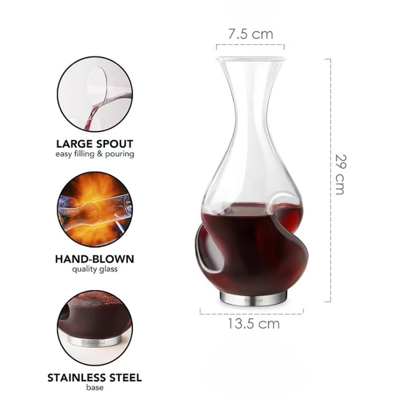 Aérateur de vin Decanter Potable