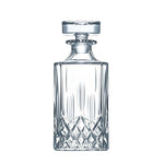 Carafe à whisky en verre épais classique