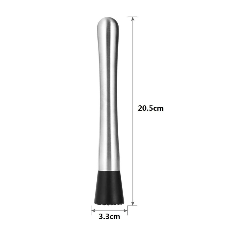 Pilon Cocktail en Acier Inoxydable