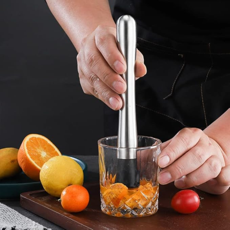 Pilon Cocktail en Acier Inoxydable