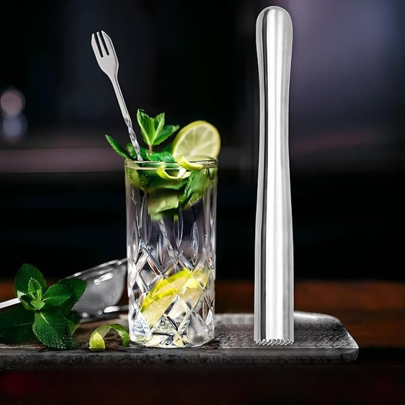 Pilon Cocktail en Acier Inoxydable