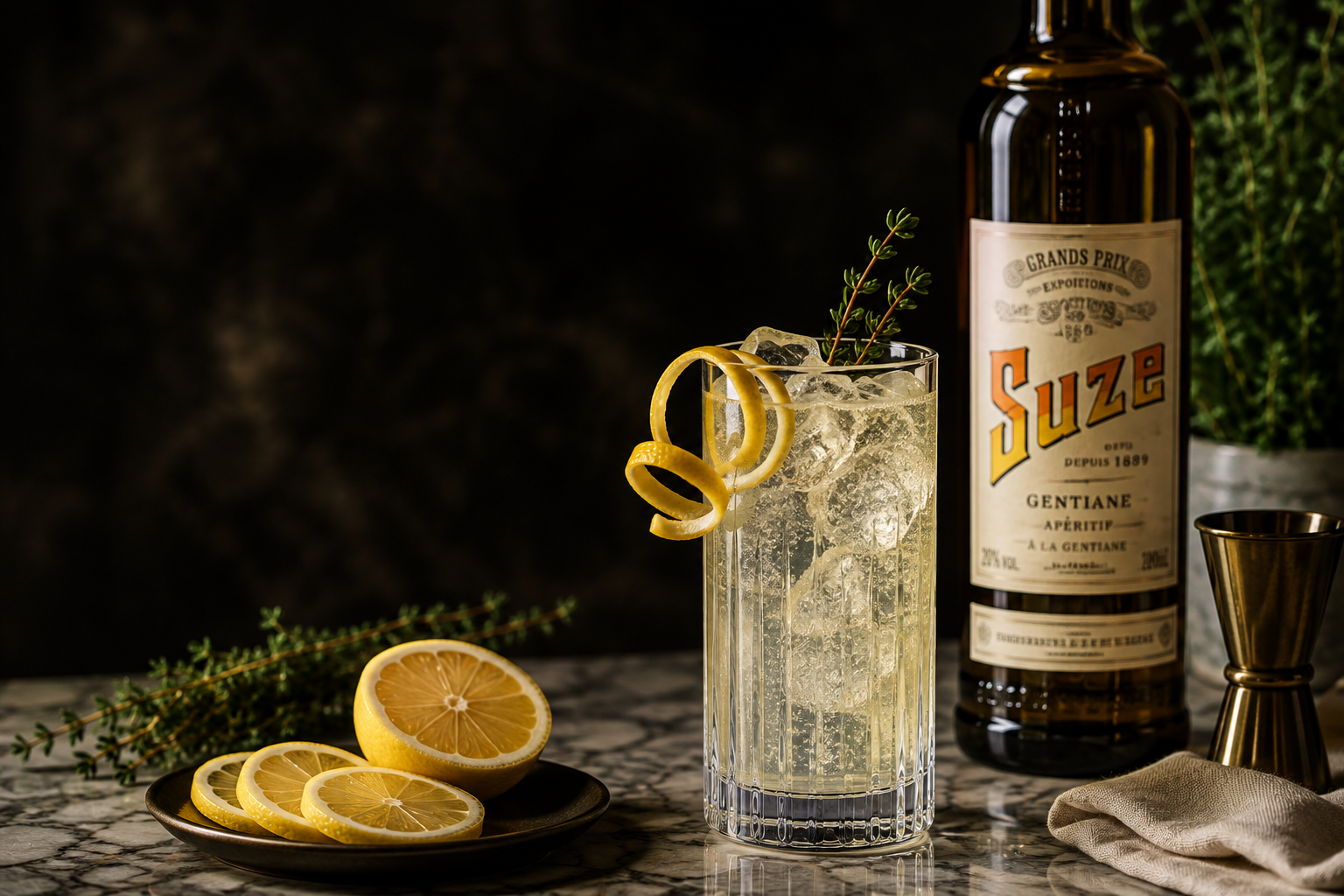 Cocktails à la Suze :4 Recettes Amèresà la Française