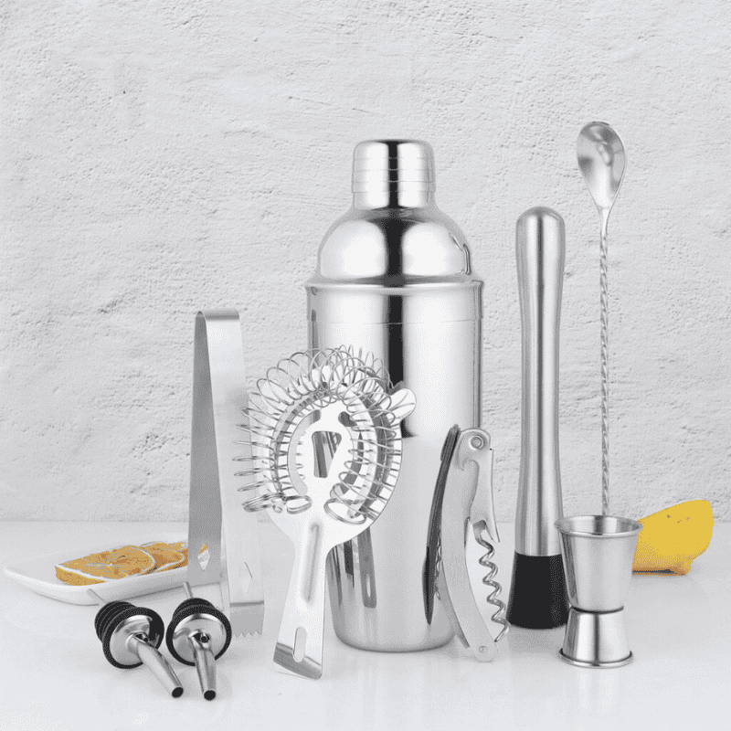 10 Pièces Shakers à Cocktail en Acier Inoxydable - Wior