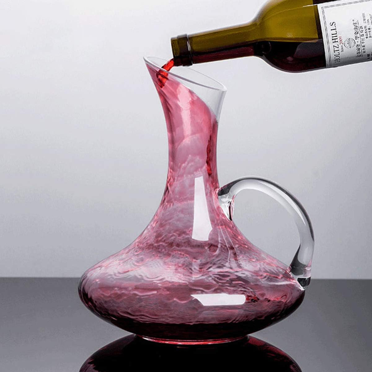 1500ml Carafe à Vin Rouge Soufflée à La Main - Wior
