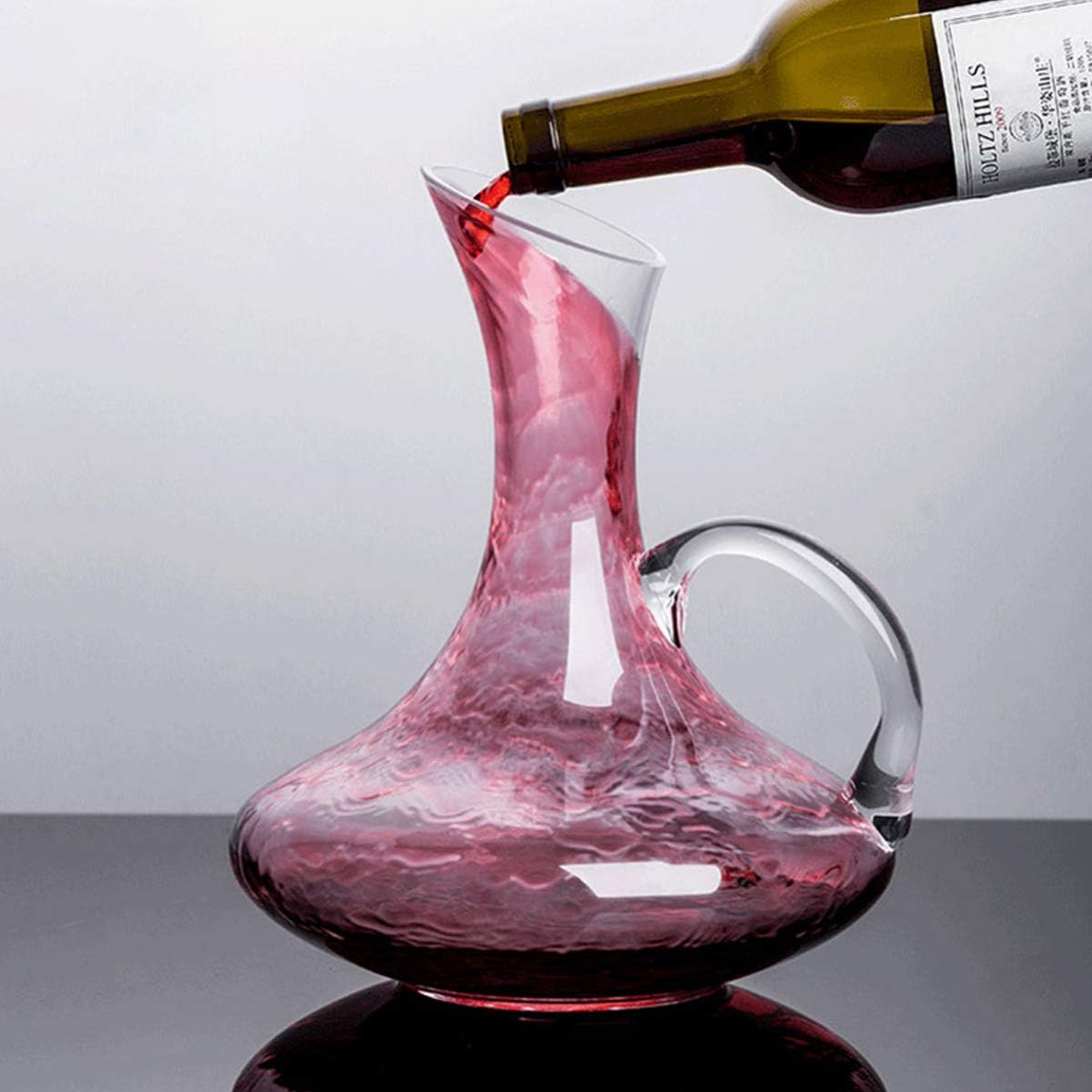 1500ml Carafe à Vin Rouge Soufflée à La Main - Wior