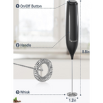 Mousseur à Lait électrique en Acier Inoxydable
