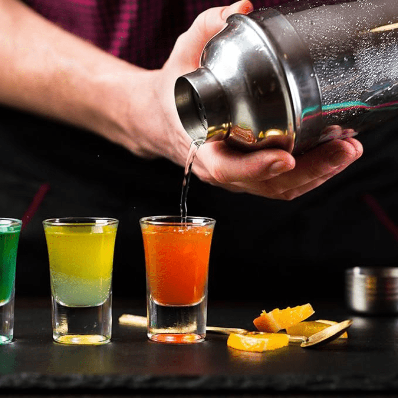 3 Pièces Shaker à Cocktail Set en Acier Inoxydable - Wior