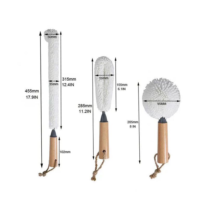 Brosses Souples pour Verres à Vin, Carafes et Bouteilles