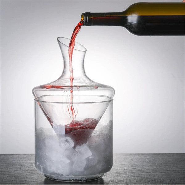 Carafe à Décanter Le Vin Décanteur Aérateur pour Vin Rouge et Blanc Wior