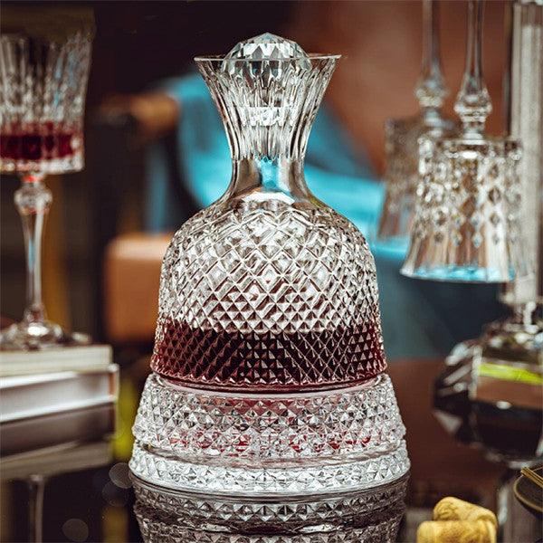 Carafe à Décanter en Verre Aération Optimale du Vin Rouge Wior