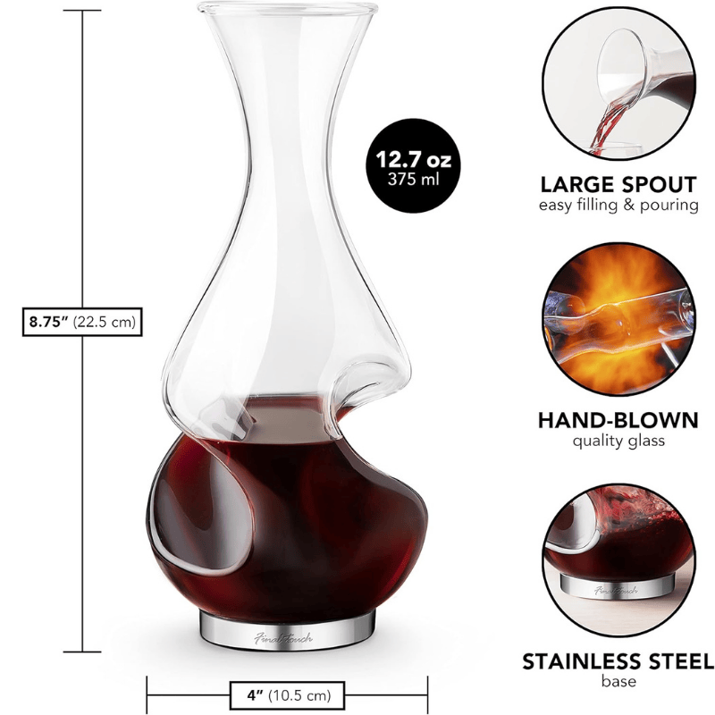 Aérateur de vin Decanter Potable