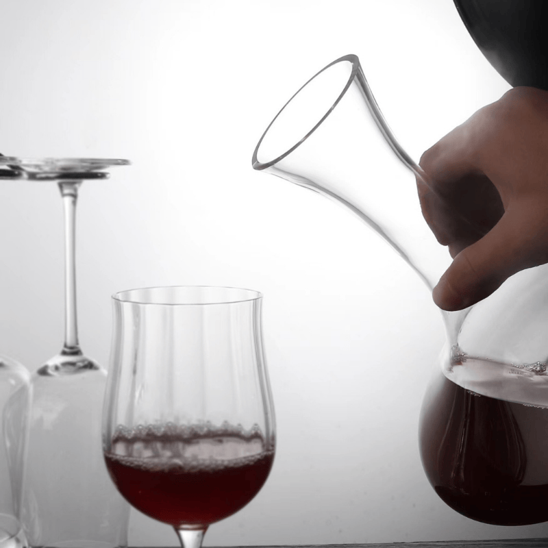 Carafe a Decanter Vin Élégante en Verre