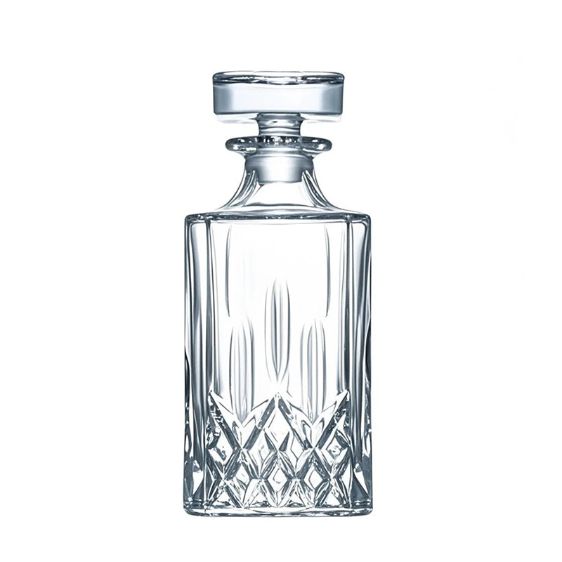 Carafe à whisky en verre épais classique