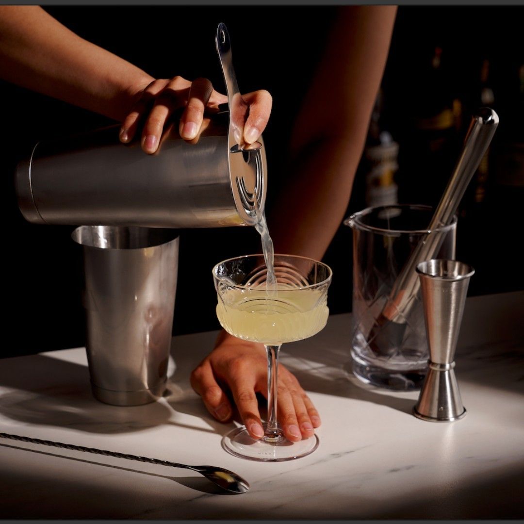 Verre à cocktail gravé en cristal taillé, gobelet pour cocktail signature