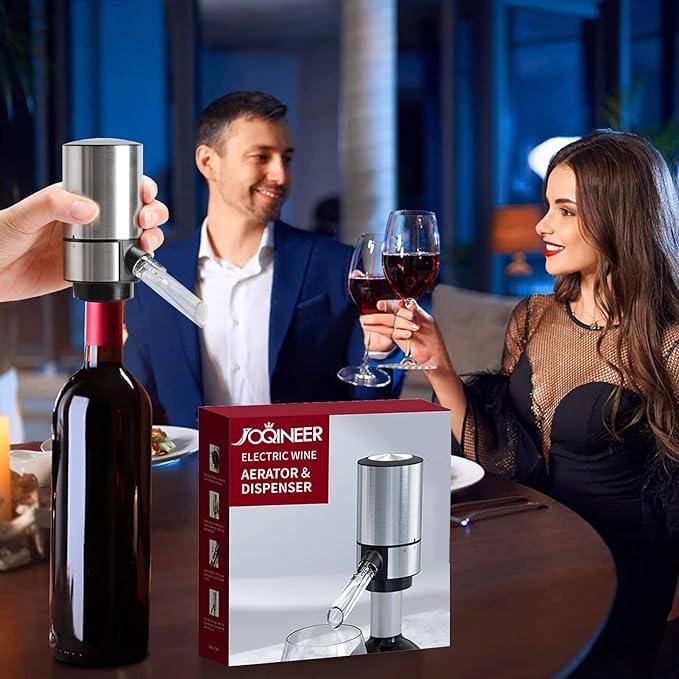 Stainless Steel Automatic Electric Wine Aerator Dispenser