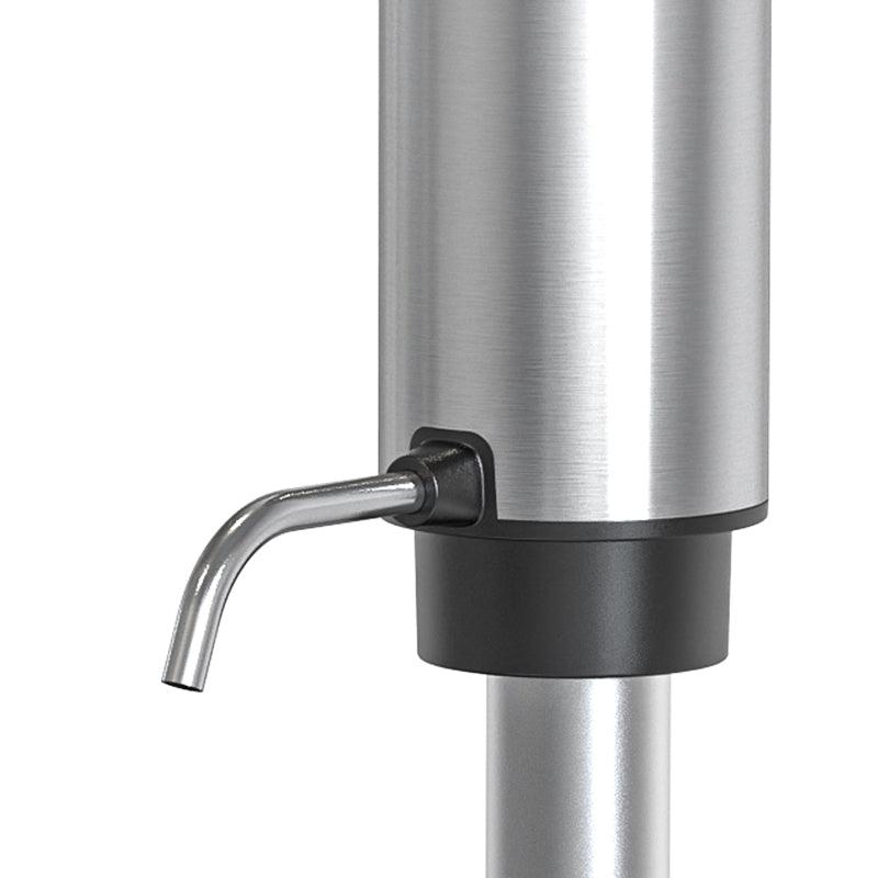 Tire bouchon electrique avec verseur automatique et aérateur de vin intégré sur fond blanc