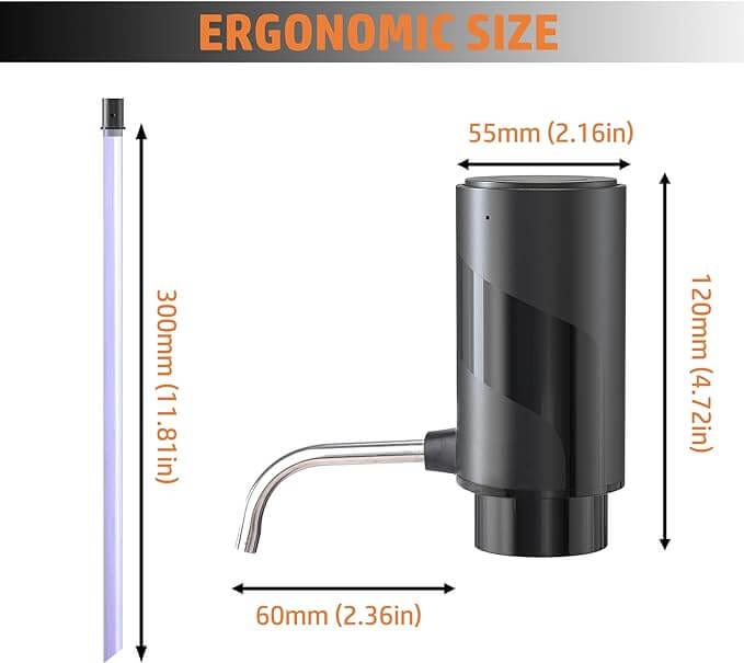 Aérateur et verseur de vin électrique, Distributeur de vin rechargeable - Wior