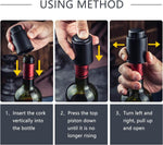 Bouchon Bouteille Vin Réutilisable avec Echelle de Temps - Wior