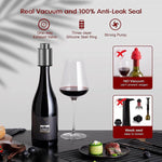 Bouchon de Vin sous Vide en Acier Inoxydable - Wior