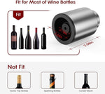 Bouchon de Vin sous Vide en Acier Inoxydable - Wior