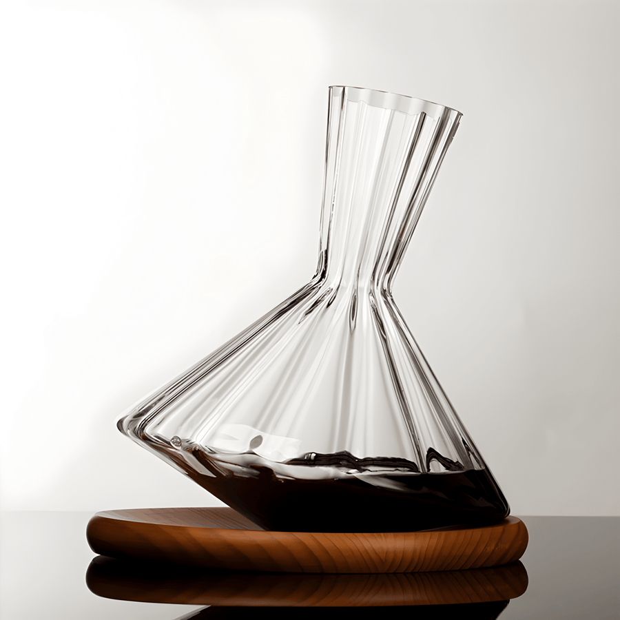 Carafe à vin artisanale WIOR — soufflage du verre