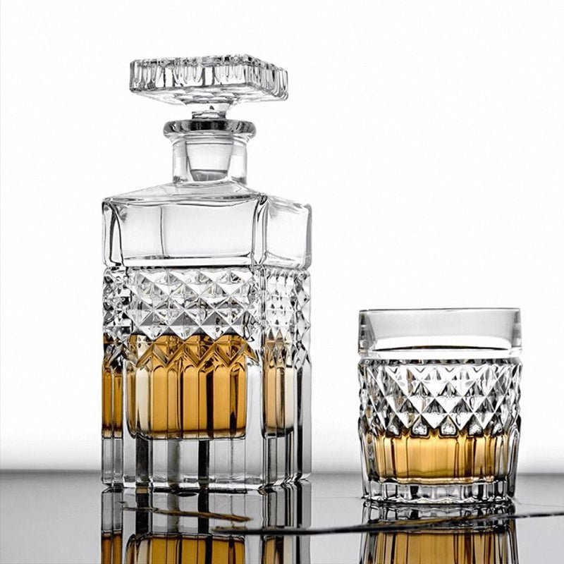 Carafe à Whisky Cristal Motif Géométrique - Wior