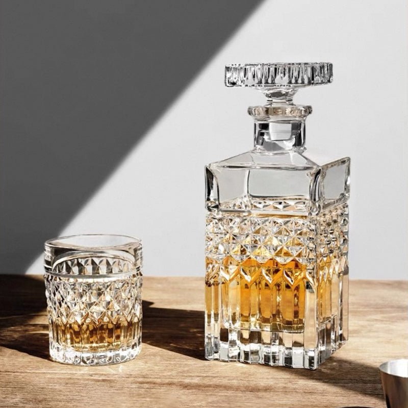 Carafe à Whisky Cristal Motif Géométrique - Wior