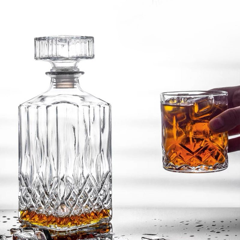Carafe à whisky en verre épais classique - Wior
