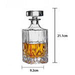 Carafe à whisky en verre épais classique - Wior