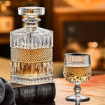 Carafe à Whisky Vintage en Verre - Wior