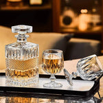 Carafe à Whisky Vintage en Verre - Wior