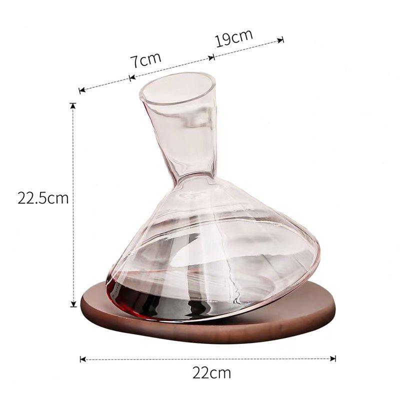 Carafe Décanteur & Verres Cristal - Coffret Cadeau - Wior