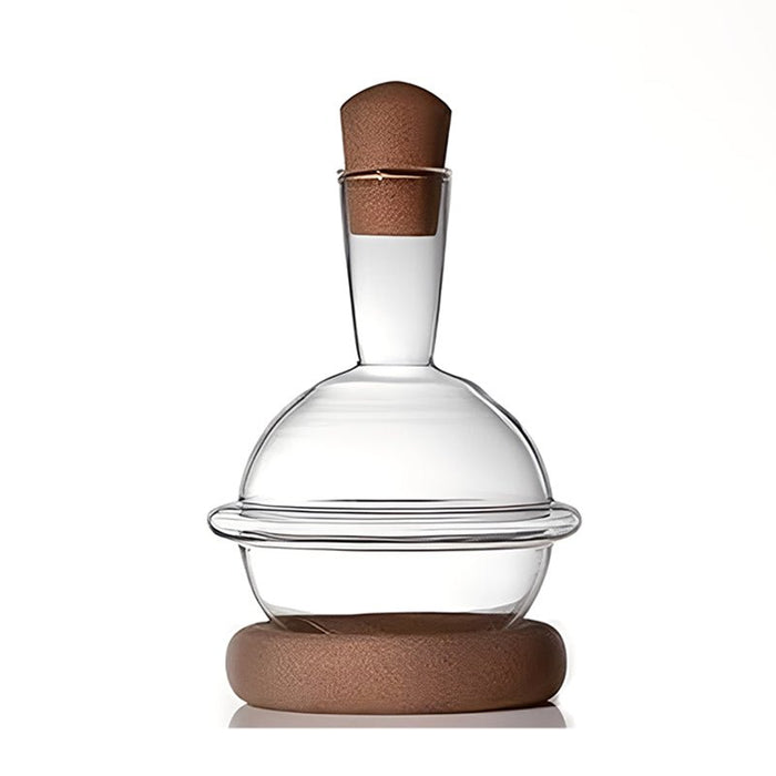 Carafe Nebula à décanter en cristal, design moderne pour vin rouge