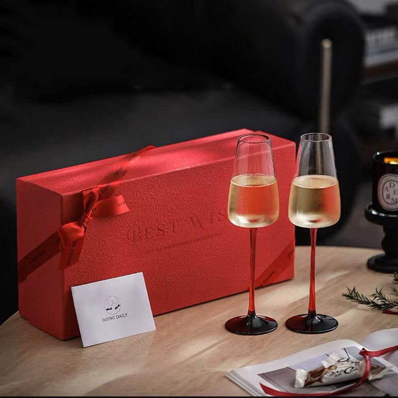 Coffret Cadeau 2 Verres à Vin en Cristal - Wior