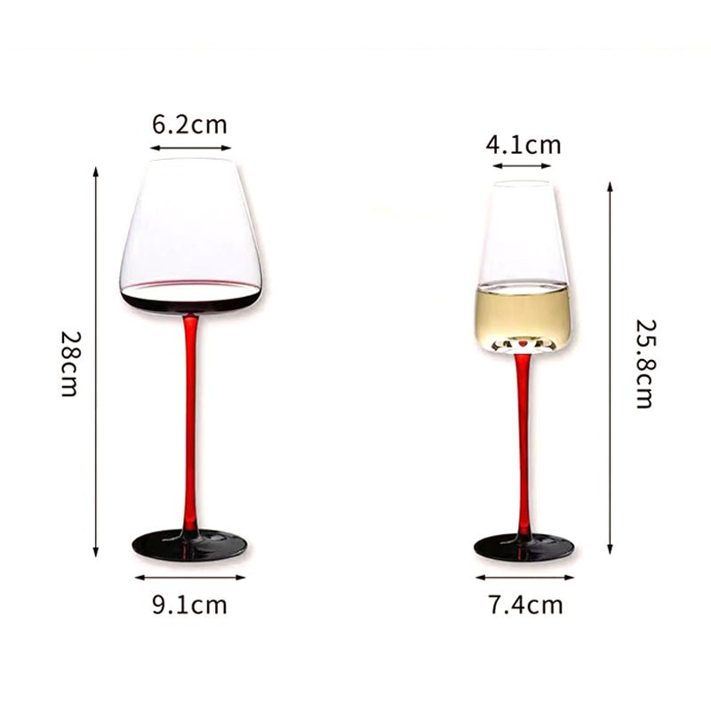 Coffret Cadeau 2 Verres à Vin en Cristal - Wior