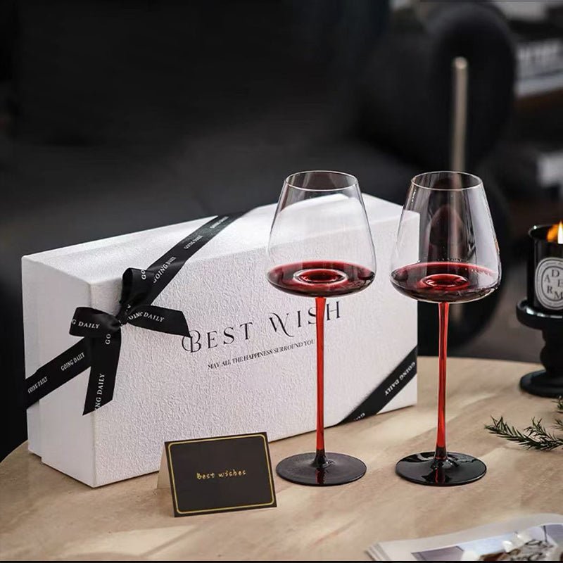 Coffret Cadeau 2 Verres à Vin en Cristal - Wior