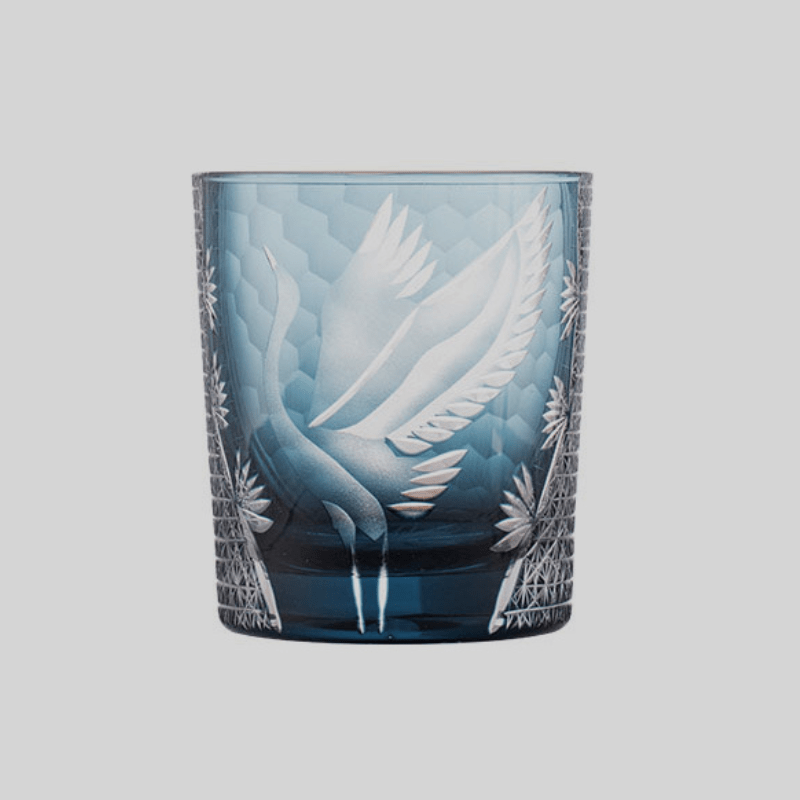 Flying Crane Verre à Whisky en Cristal Taillé à la Main - Wior