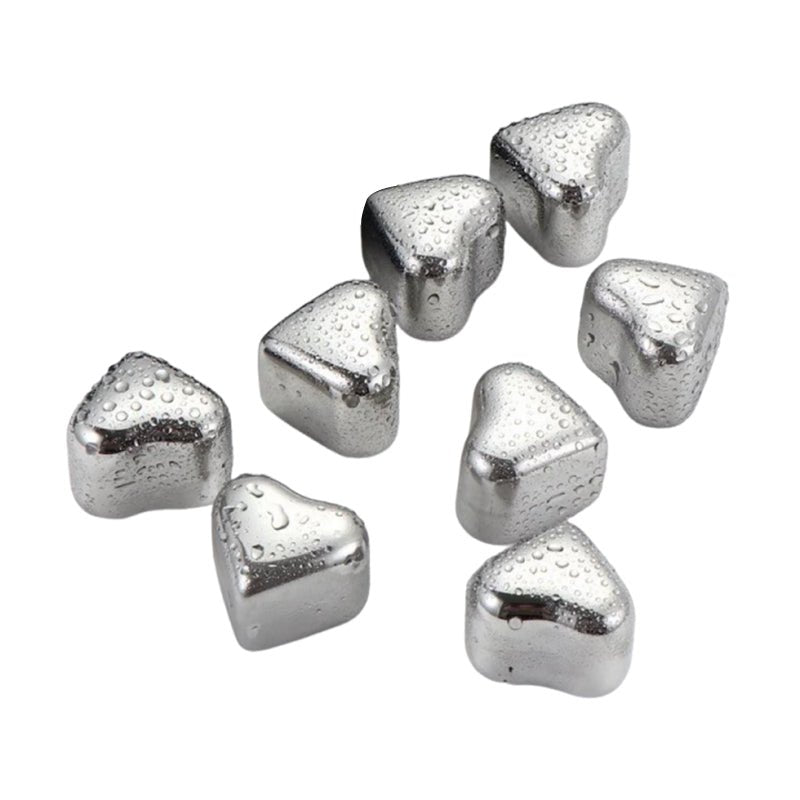 Forme de coeur Glaçons en acier inoxydable - Wior