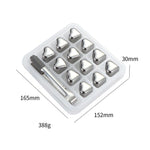 Forme de coeur Glaçons en acier inoxydable - Wior