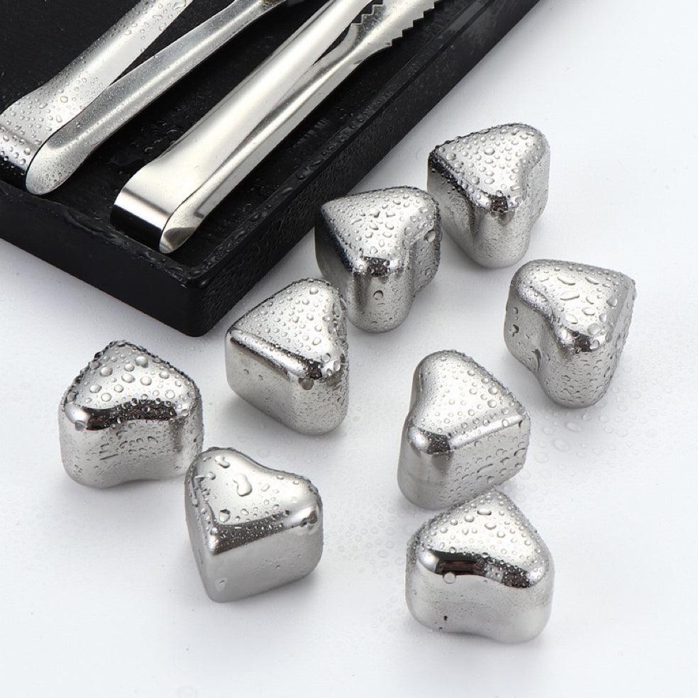 Forme de coeur Glaçons en acier inoxydable - Wior