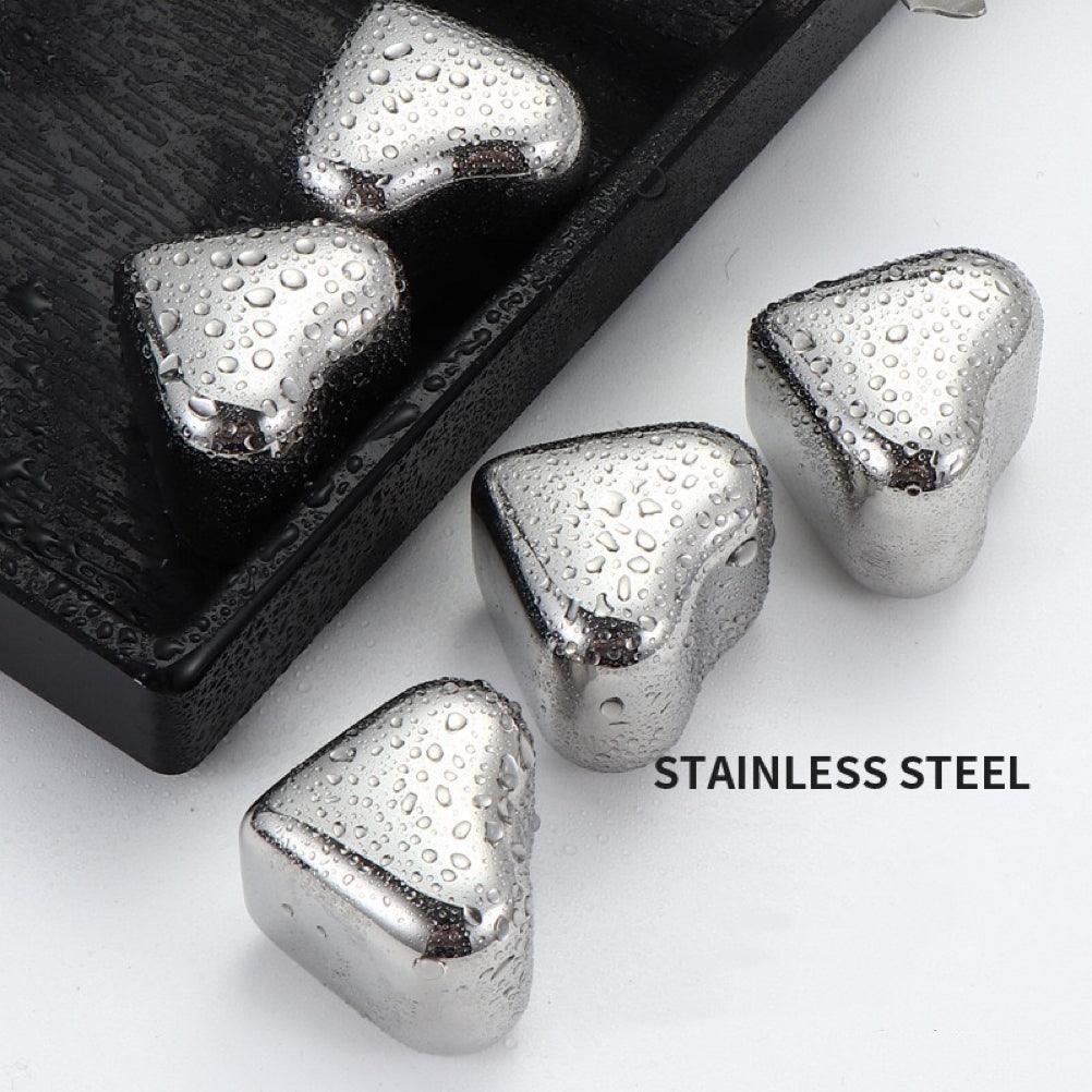 Forme de coeur Glaçons en acier inoxydable - Wior