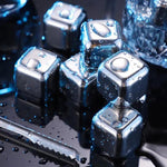 Glaçons colorés en acier inoxydable - Wior