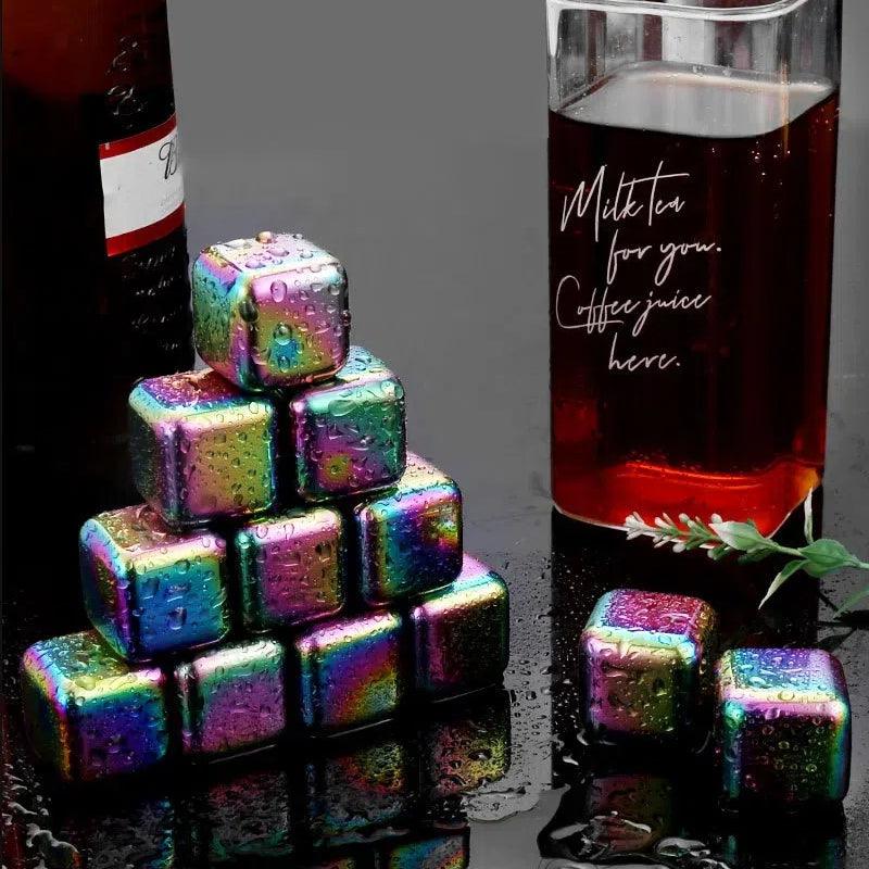 Glaçons colorés en acier inoxydable - Wior