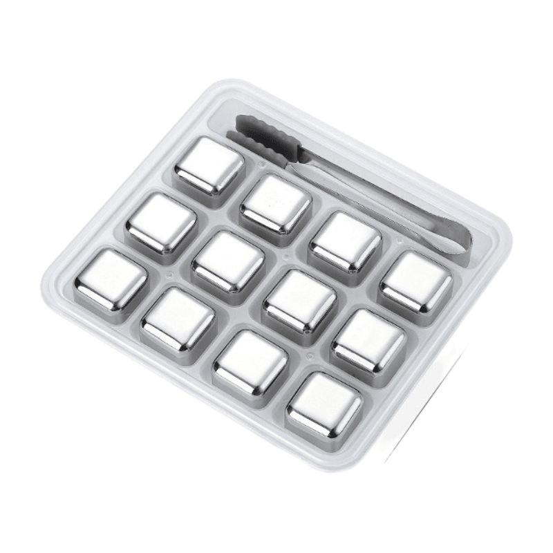 Glaçons en acier inoxydable argenté - Wior