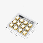 Glaçons en acier inoxydable doré - Wior