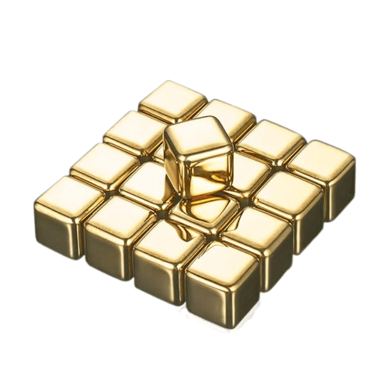 Glaçons en acier inoxydable doré - Wior