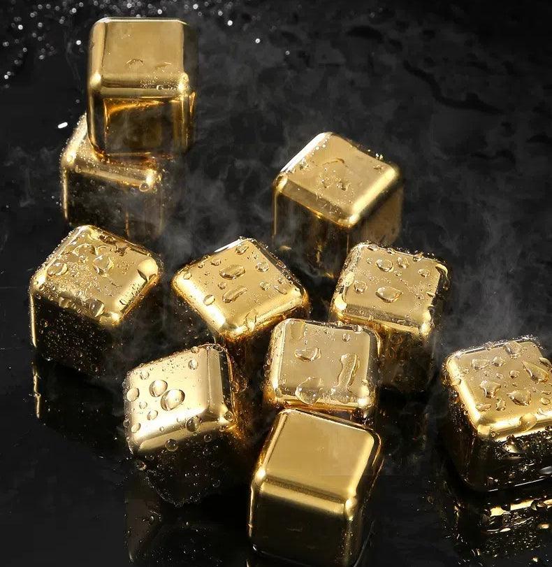 Glaçons en acier inoxydable doré - Wior